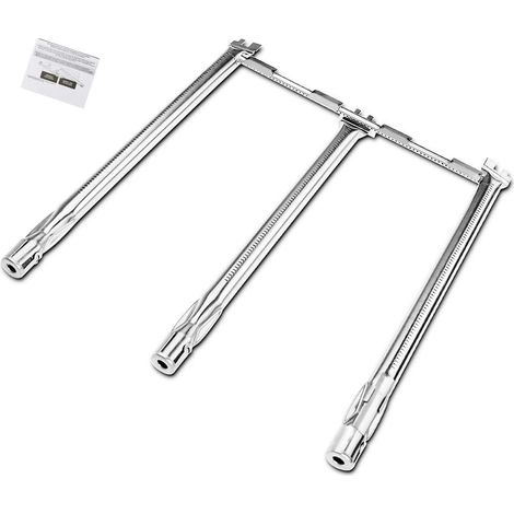 69787 45,7cm Brûleur de Gril en Acier Inoxydable 304 pour Weber Spirit I 300 Series, Spirit E310 E320 S310 S320 E330 S330 SP330 (2013 et Plus récent), Spirit I & II 300 avec contrôle Frontal