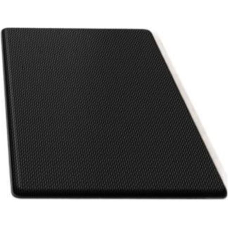 Tapis de cuisine,Tapis de Cuisine Devant Évier, Tapis de Couloir en PVC Imperméable, Tapis de Passage Long Antidérapant et Résistant à l'huile (45 x 75 cm, Noir) (1/5)