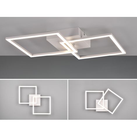 LED Deckenleuchte TRAIL Weiß schwenkbare Module, Neutralweiß, Breite 60cm (1/5)