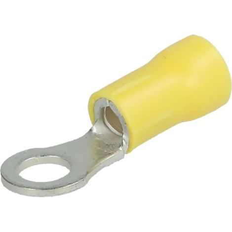 Cosse à oeillet isolée pour section 4 - 6 mm²