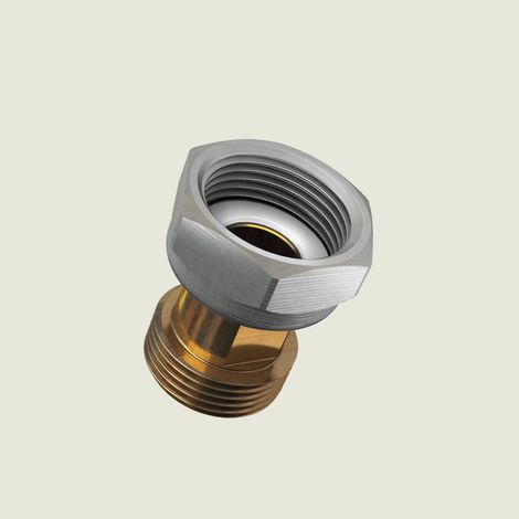 Thermor – Raccord diélectrique tournant 3/4" – Kit de raccordement pour chauffe-eau électrique – Pour installations en milieu humide (1/2)