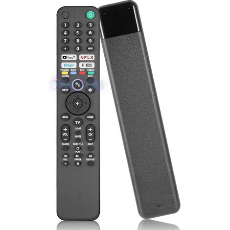 Télécommande de rechange pour Sony TV, RMF-TX520E Télécommande vocale pour télécommandes Sony 2019-2025 avec commande vocale, pour téléviseur Bravia XR/XBR/KD/K Series Google/Android (1/5)
