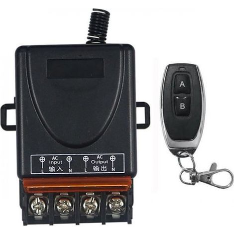 Couleur Vert Télécommande Radio sans fil RF 110V 220 V 1ch, relais 30a, 315 MHZ 433 MHZ, émetteur récepteur (1/4)