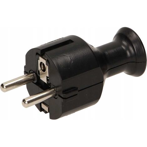 Gerader Z/U-Stecker, schwarz, Elcan (1/3)