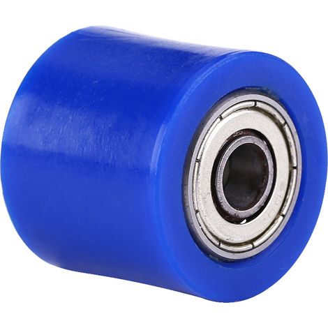Poulie de tension à rouleau à chaîne bleue universelle pour moto cross et enduro (1/5)