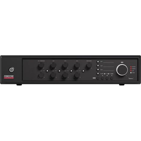 Amplificador Pa 240wrms 4zonas Usb/mp3/fm Fonestar Max-240z (1/4)