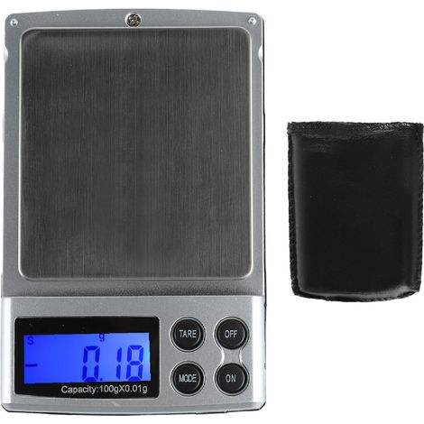 Balance numérique de poche haute précision 100g/0.01g, mini balance électronique pour épices de cuisine, or et bijoux (1/5)