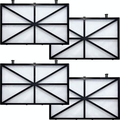 Cartouches filtrantes à ressort compatibles avec les modèles Dolphin M500, M200, M400, Wave 90, ve 65, Oasis Z5, Sigma, C3, C4 et Nautilus CC Plus. Référence : 9991433-R4 (lot de 4). (1/3)