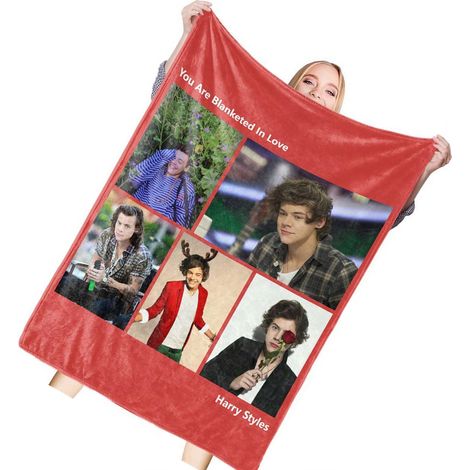 BL602J Couverture standard personnalisée avec célébrité - Harry Styles 150200cm (1/5)