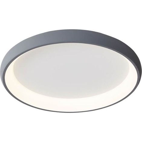 Plafonnier LED rond Simola 46W 4000K Gris