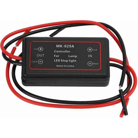 Relais DRL Contrôleur Feux Jour IP65 Etanche ABS Rouge 18AWG 10A 12-30V pour Voiture SUV Camionnette Remorque (1/5)