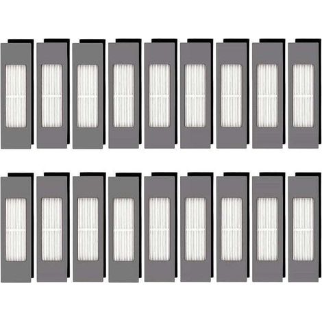 (18 Stück) N10 HEPA-Filter für Ecovacs, XU, DEEBOT OZMO N10 N10 Plus 920 950 T8 AIVI Max T9 T5 N5 N7 N8+ N8 Pro Plus Saugroboter - KZQ