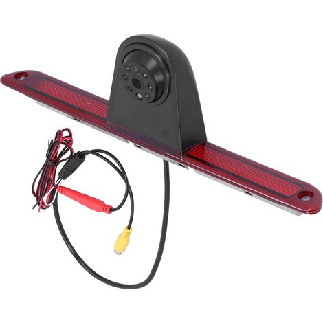 Caméra de recul avec Feu Stop Arrière, Vision Nocturne 8 LED IR, Compatible Mercedes Sprinter 2007-2019, Kit Caméra Embarquée (1/5)