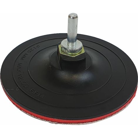 Disco universal de 125 mm con velcro delgado, herramienta versátil para pulido y lijado, ideal para metal, madera y plástico, fácil de usar, alta precisión y durabilidad.