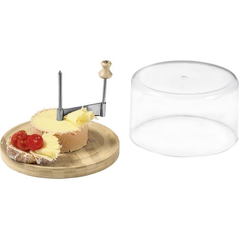 Käsehobel mit Haube aus Bambus KESPER, Ø 22 cm