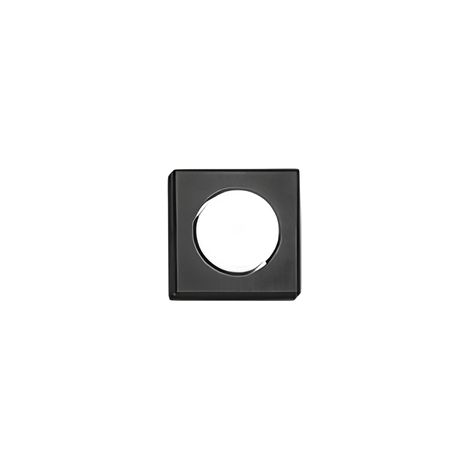 Bottone plafoniera in metallo nero opaco 1 luce attacco GX53 11,5cm (1/5)