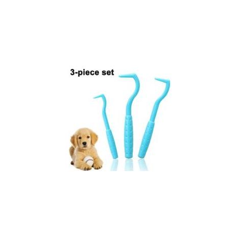 Zeckenhaken sans Zerquetschungsgefahr 3 Tailles pour toutes les Tiques, Anti Zeckenhebel Protection Chien Chat Cheval Alternative Tiques des Fonds de Carte de Pince Collier de Comprimé de Pince Rem (1/5)
