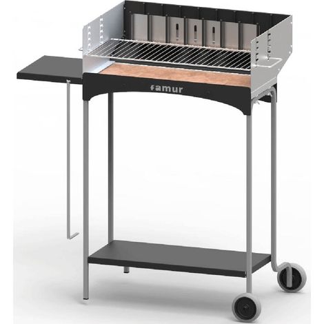 Barbecue a Legna e Carbonella Griglia cromata Famur BK 4