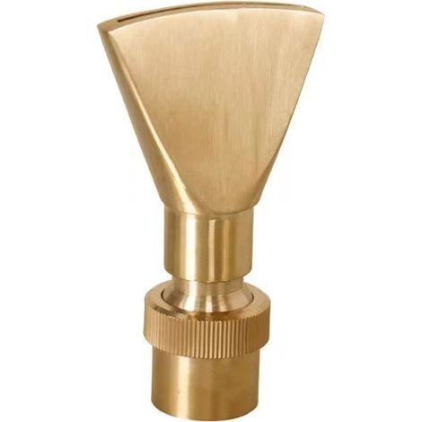 Tête de Robinet en Laiton avec Jet en Éventail, Filetage Intérieur 1 Pouce, Accessoire de Salle de Bain et Cuisine