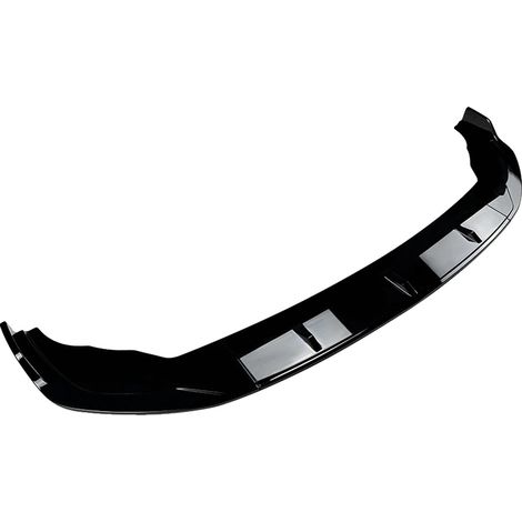 Spoiler delantero para parachoques, material ABS de alta calidad, diseño aerodinámico, color negro. (1/2)