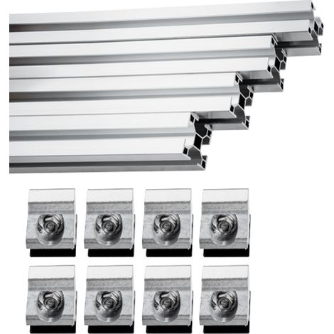 Wolf Binari di montaggio Aluplus set da 4, verticali, 2485501