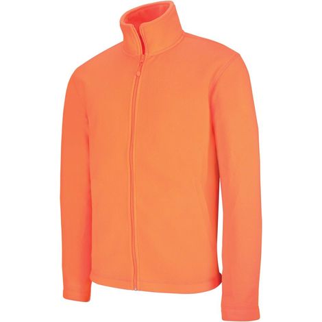Veste micropolaire zippée Falco Kariban Orange Fluo S