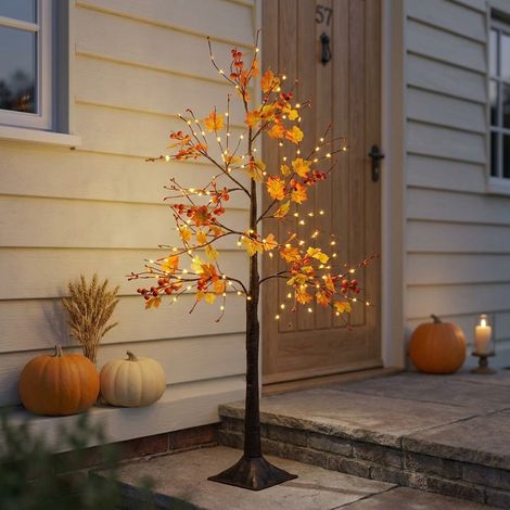 1M Illuminated Maple Leaf Tree Display (1/2)