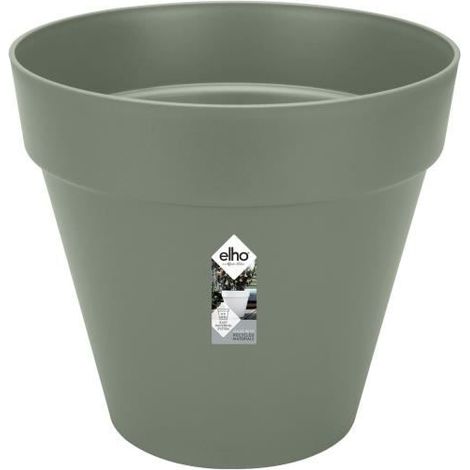 ELHO Pot de fleurs Loft Urban - Plastique - Réservoir - Ø48,5x 44,5cm - Vert (1/5)