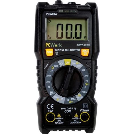 Strumento di misura elettronico pcwork pcw01a rilevamento tensione spegnimento auto