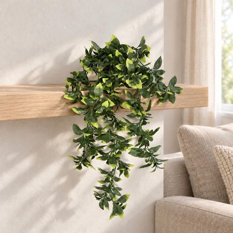 Hanging UV and Fire Resistant Artificial Pothos Plant 71cm (1/4)