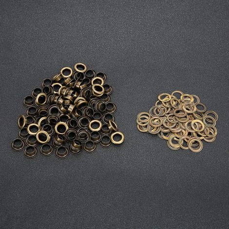 Hohlnieten für handgefertigte Schuhe, 8-mm-Ösen, 100 % Bronze-Leder (1/5)
