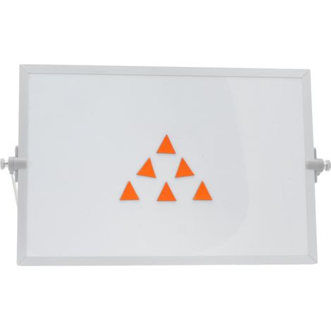 Symbole magnétique Triangle 2 cm orange