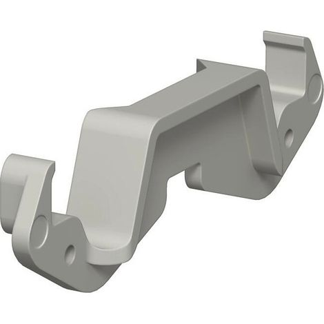 OBO Bettermann Abrazadera de canal para abertura de sistema 80 94x25x12 Policarbonato/acrilonitrilo-butadieno-estireno gris claro RAL..., 6288640