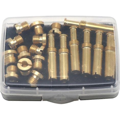 Kit de gicleurs principaux et intermédiaires haute performance pour carburateur EVO-TC-V-Twin, compatible avec les moteurs Super-B/E/G. Durable. (1/5)