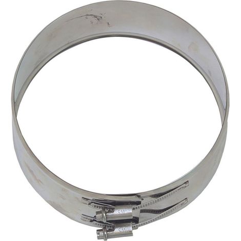 Vaillant Fascetta stringitubo 160mm acciaio inox per sistema di scarico facciata 110/160 mm, 0020143394