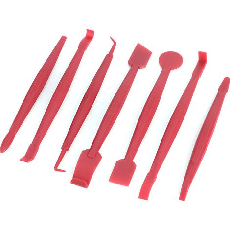 Kit de 7 grattoirs pour pose de film auto, outil de calage bord à bord, raclette de finition pour covering, pellicule de changement de couleur, accessoire de carrosserie (1/5)