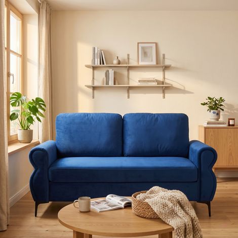 FX-P21EU-BU (SOFA 5180-30) - Canapé compact pour salon à forte capacité de charge – stable, durable et fonctionnel (1/5)