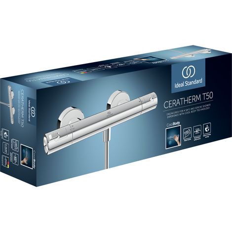 Ideal Standard CeraTherm - Miscelatore doccia termostatico T50, cromo A7214AA (1/5)