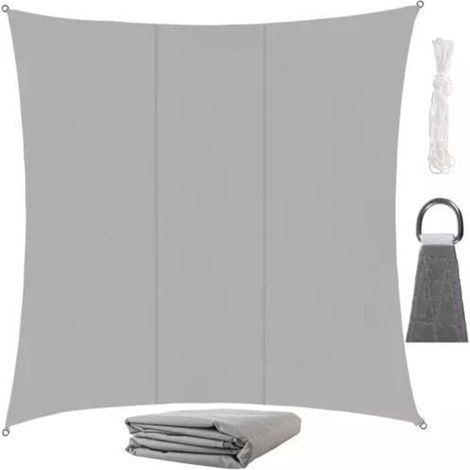 Voile d'ombrage 3,6x3,6m etanche (1/5)