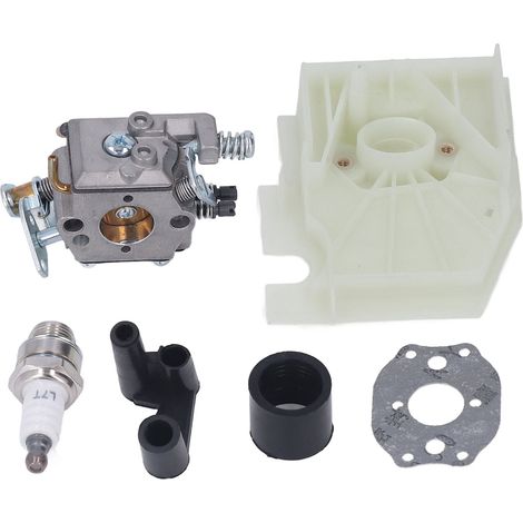Scie électrique carburateur pièce de rechange compatible Husqvarna 142 141 137 136 36 41, gicleur moteur remplacement 530071987 530029811 530037465 503161602 (1/5)