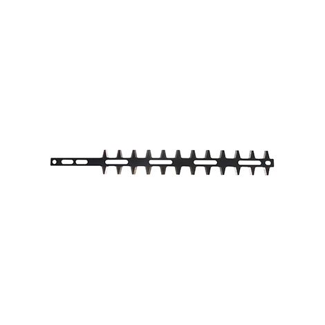 Oberes Messer für Heckenschere Metabo für Maschine HS8345S. Gesamtlänge: 554 mm. Originalersatz: 34 414 771.