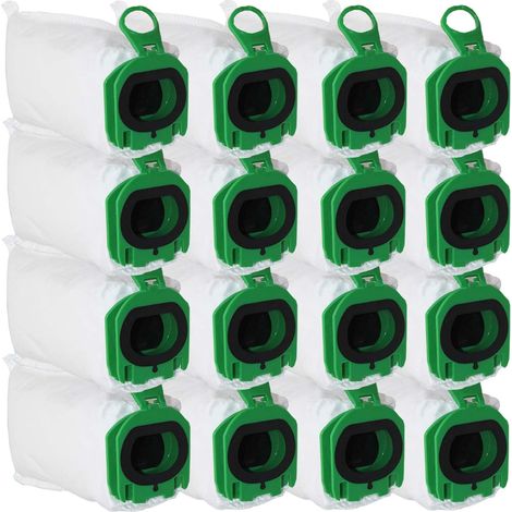 32 Sacs d'Aspirateur pour Vorwerk Kobold VB100 VB 100, Sac À Poussière de Rechange pour Vorwerk Kobold FP100 FP 100 Aspirateur