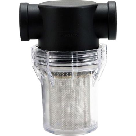 Préfiltre de jardin, crépine en acier inoxydable, crépine à haut débit, pompe d'irrigation de jardin (1 pouce à 80 mailles) (1/4)
