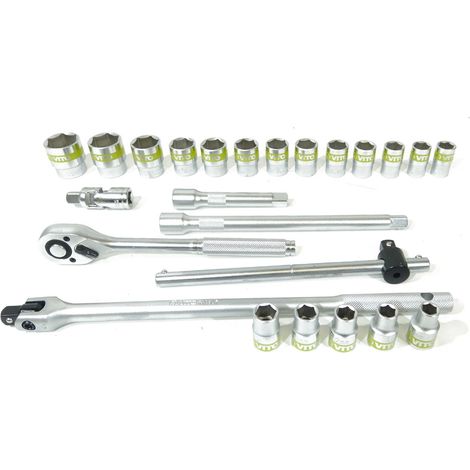 Coffret à douilles 24 pièces 1/2" Chrome vanadium VITO (1/5)