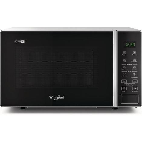 Microondas Whirlpool MWP 203 SB 20L 700W Grill Cuarzo Digital Negro (1/4)