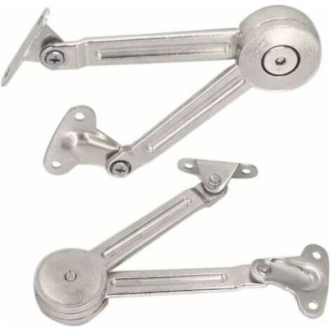 FENOPLASTICALot de 2 compas à système d’amortissement pour abattants de portes relevables de placard - Lot de 2 compas à système d’amortissement pour abattants de portes relevables de placard de cuisi (1/5)