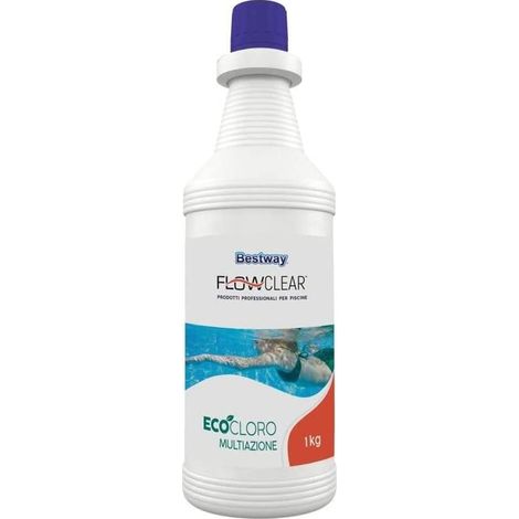 ECO-CLORO 10 AZIONI 1KG PER PISCINE BESTWAY (1/4)