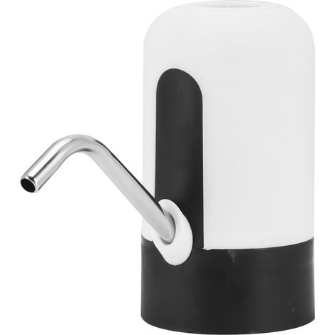 Wiederaufladbare elektrische USB-Wasserpumpe für Flaschen, Trinkwasserspender, Set für Zuhause oder Büro, Weiß (1/5)