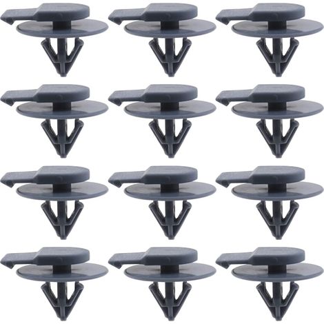 CCYKXA Lot de 50 clips de fixation en plastique gris pour garniture de roue Compatible avec Mini R57 R56 R55 Cooper 07137073915 (1/5)