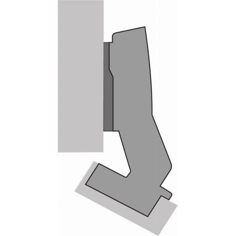 FP – Charnière pour meuble automatique Sensys – Amortisseur intégré – Angle d'ouverture 95° – Épaisseur de porte 15 à 28 mm – Zamak nickelé - 908801695 (1/3)